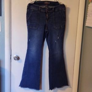 Torrid Size 10R mid rise flare jeans